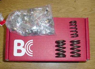 BC double valve spring and titanium retainer kit